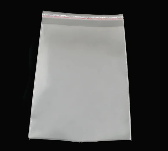 

Doreen Box hot- 100 PCs Clear Self Adhesive Seal Plastic Bags 15x24cm (B04011)
