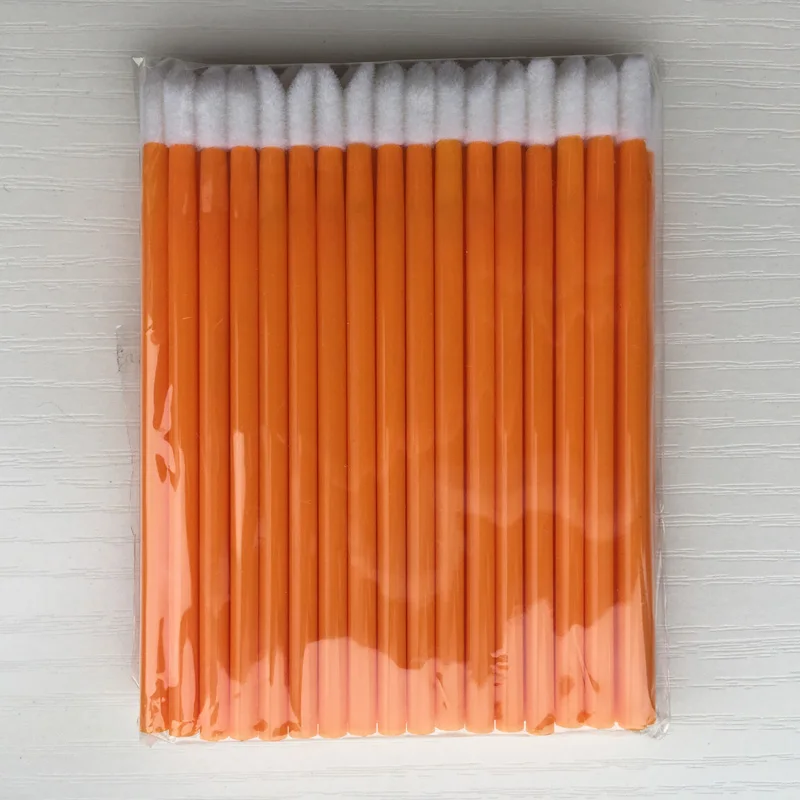 50 шт. флокированные наконечники одноразовая кисть для губ палочка аппликатор