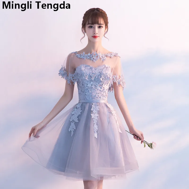 

Red/Champagne Lace Bridesmaid Dresses Off the Shoulder Appliques Bridesmaid Dress vestidos largos Dress Elegant Mingli Tengda