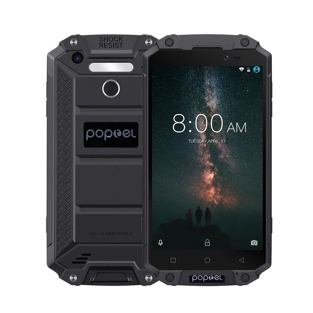 POPTEL P9000 Max 4 Гб 64 IP68 водонепроницаемый ударопрочный смартфон 9000 мАч 5 &quotFHD MT6750V
