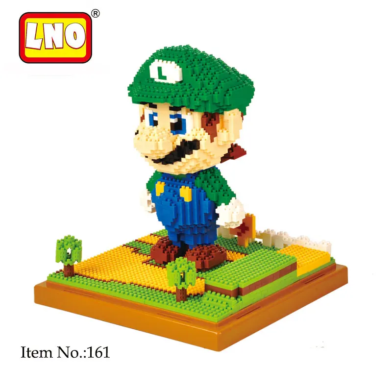Магические мини-блоки Super Mario Bros, алмазные блоки Yoshi, микро-кирпич, сделай сам, строительные игрушки, Мультяшные фигурки, подарок для детей