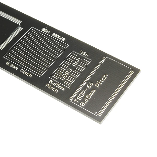 Duinopeak PCB линейка измерительный инструмент резистор микросхема конденсатора IC SMD