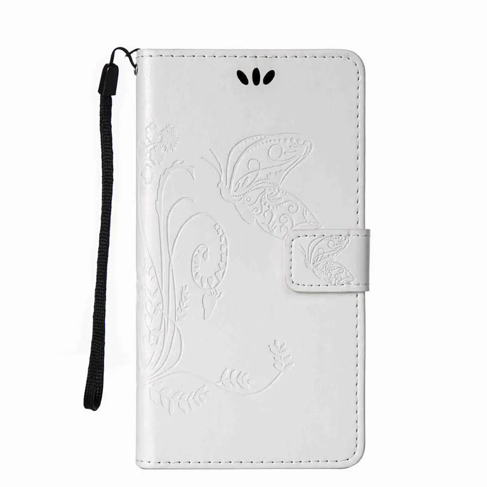 White Бабочка чехол для ASUS Z00ED Zenfone 2 laser ZE500KL ZE500KG ZE ZE500 500 500KL 500 кг KL кг 5,0 флип чехол Кожаный чехол для телефона - Цвет: White