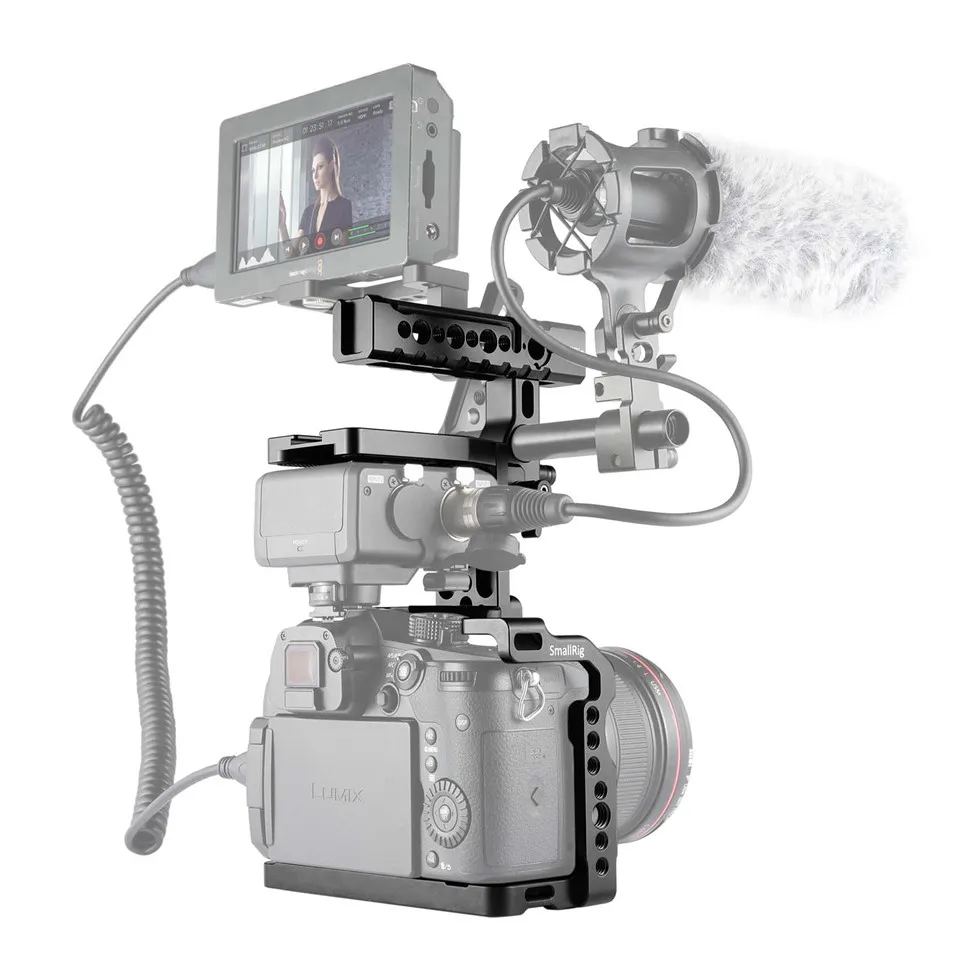 Клетка SmallRig с набором для шлема Panasonic Lumix GH5/GH5S/клетка фотографий верхней ручкой