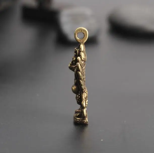 Медная Статуя 48 мм тибетский буддийский сосуд чистая медь Dapeng Золотая Крылатая