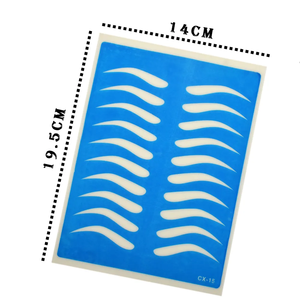 2 шт практика микроблейдинга кожи силикона Перманентный макияж бровей Тату для