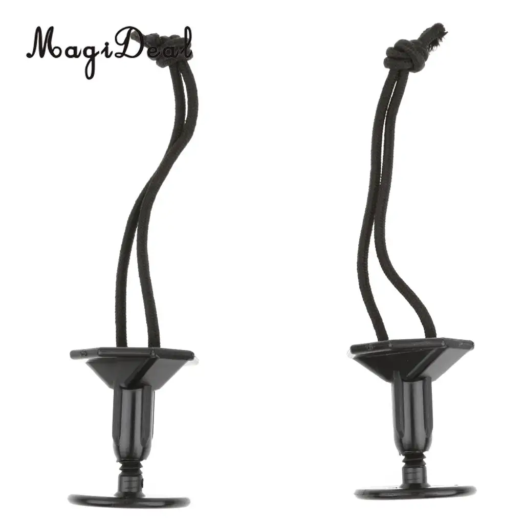 Горячая Распродажа 2 шт. черный поводок для серфинга и Каяка 12 см | Спорт