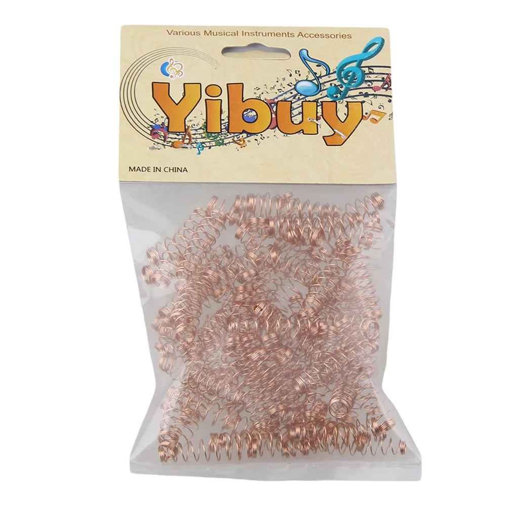 Yibuy 90 шт. прочный медь вертикально пианино Джек пружины Ремонт Часть золотой