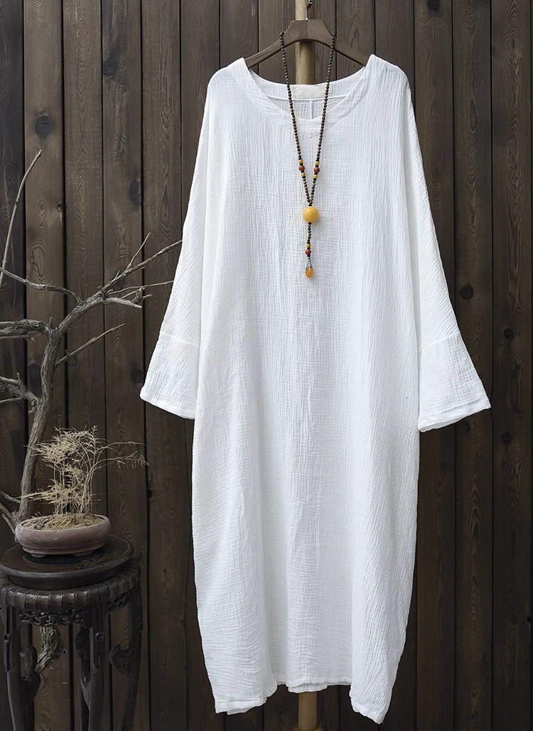 Sherhure женское длинное платье из хлопка и льна, женское летнее платье Vestidos размера плюс, женская одежда, Женское Платье Макси