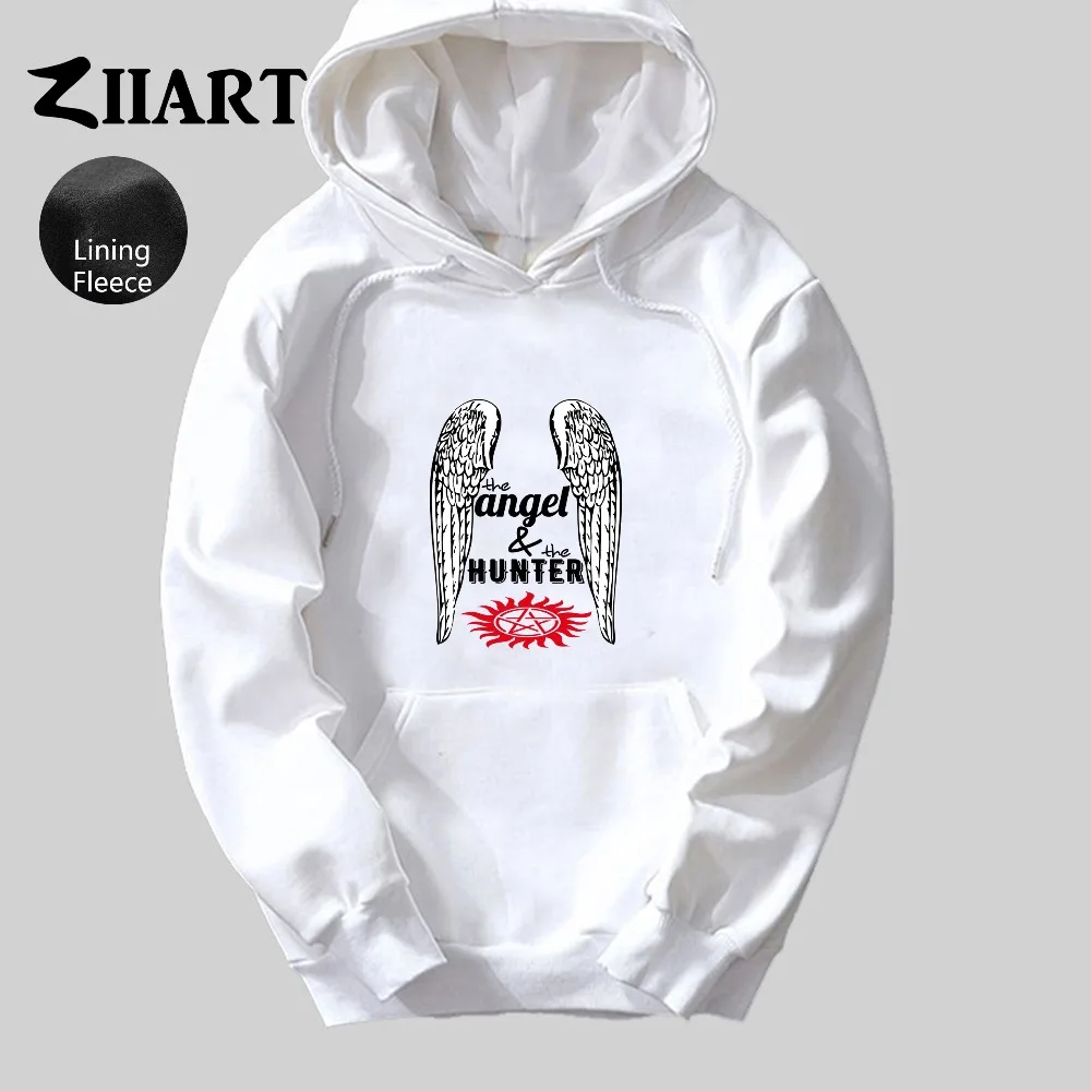 Флисовая толстовка для мальчиков ZIIART одежда пар сверхъестественное крыло