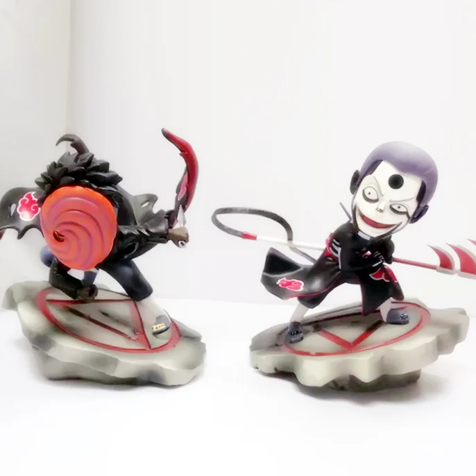 Аниме Наруто Uchiha Obito Tobi Hidan ПВХ фигурка Коллекционная модель кукла игрушка 13 см |