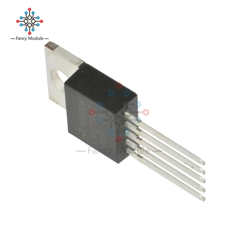 10 шт. IC LM2596T-ADJ LM2596 NSC TO-220 Регулятор линейного напряжения 3A Регулируемый Новый |