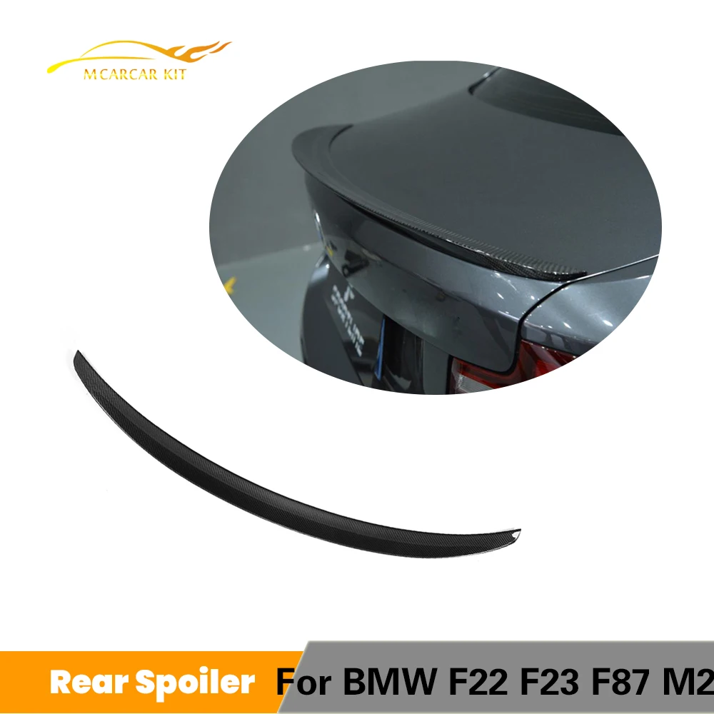 Для BMW F87 M2 F22 F23 220i 228i 230i M235i M240i купе 2014 2019 углеродного волокна Задняя накладка на