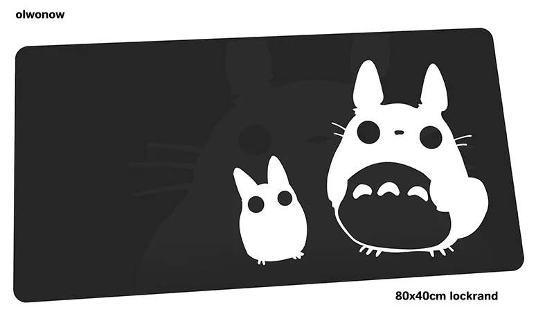 Коврик для мыши Totoro 800x400x3 мм с обработанным краем игровой коврик для геймера Высококачественная игровая компьютерная настольная клавиатура со встроенной мышью большие игровые коврики