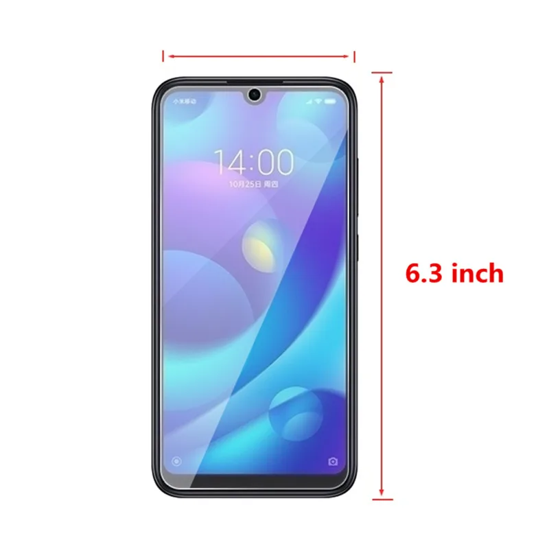 Закаленное стекло для оригинального Xiaomi Redmi Note 7 4 Гб 64 ГБ Оригинал 9 H Защитная