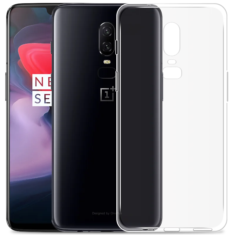 For Oneplus 6 Case Oneplus6 Transparent Silicone Soft TPU Phone Six A6000 A6003 Back Cover |
