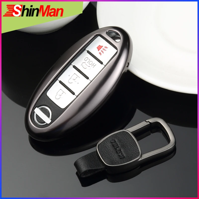 ShinMan Alloy Key Car key Case Cover For Nissan Sunny X-TRAIL Murano Teana March Bluebird Maxima QASHQAI LIVINA TIDA SYLPHY | Автомобили и