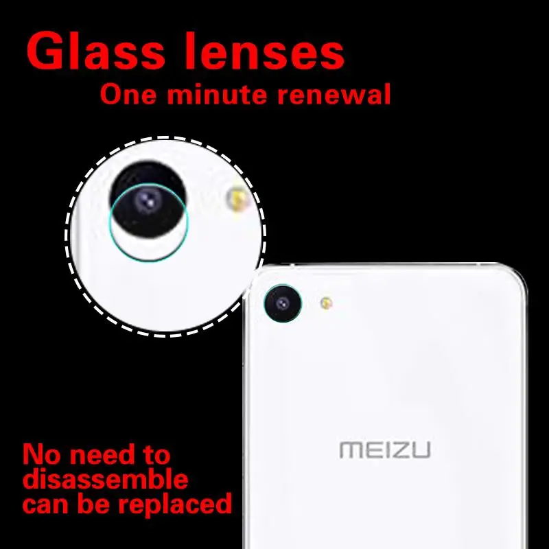 Подлинная задняя камера Объектив Закаленное стекло пленка для Meizu U10 U680H U20 U685H