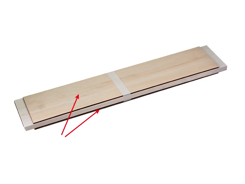 Деревянный лист AAA + Balsa ply длина 500 мм ширина 100 толщина 1/1 5/2/3/4/5/6/8/10 для модели