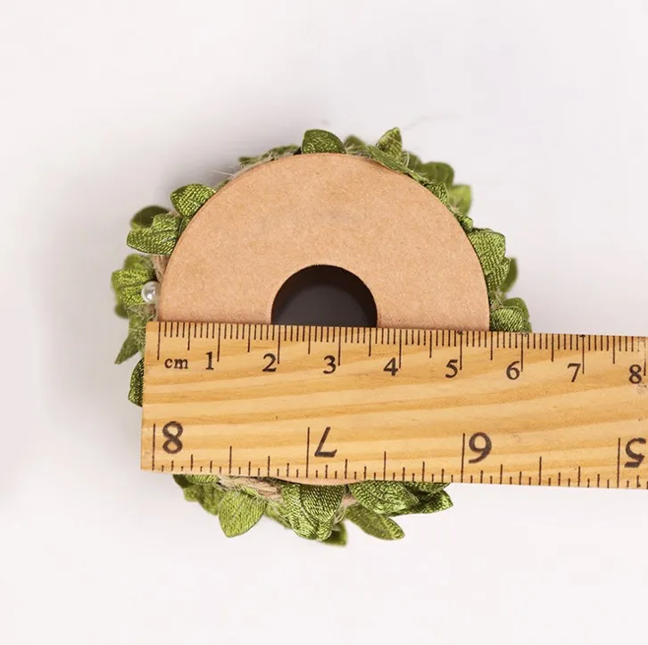 1 шт. Лидер продаж 5 м имитация зеленых листьев плетеная пеньковая веревка сделай