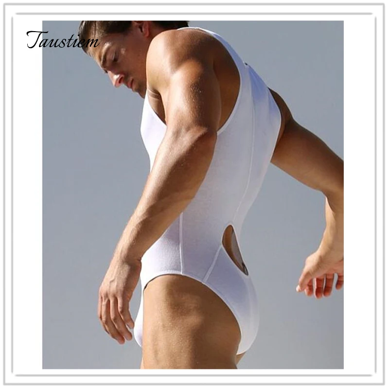 Нижнее белье мужское хлопок облегающее боди для реслинга трико повседневное