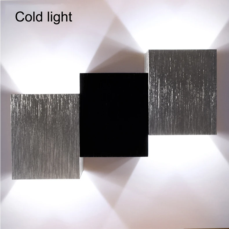 Cold light Настенные светильники для дома современный настенный светильник гостиная украшение спальня тщеславие свет лестницы wandlamсветодио дный p LED аппликация Murale светильник - Цвет абажура: Cold light