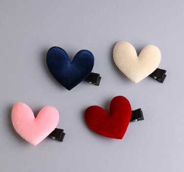 Новинка Детские милые бархатные шпильки для волос милая заколка BB девочек