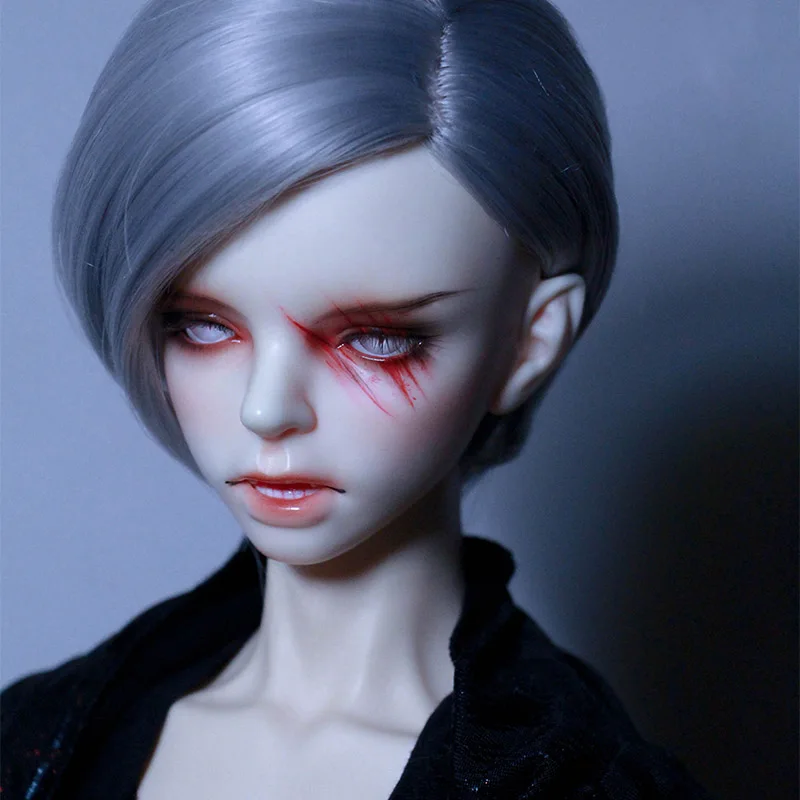 Allaosify для мальчиков и девочек bjd волосы 1 шт. короткий BJD парик 1/3 1/4 1/6 bjd кукла парик