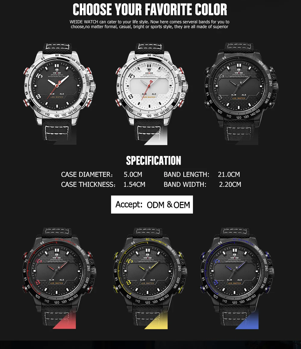 WEIDE, мужские часы,, роскошный бренд, известный бренд, спортивные часы для мужчин, цифровой кварцевый будильник, нейлоновый ремешок, relogio automatico masculin