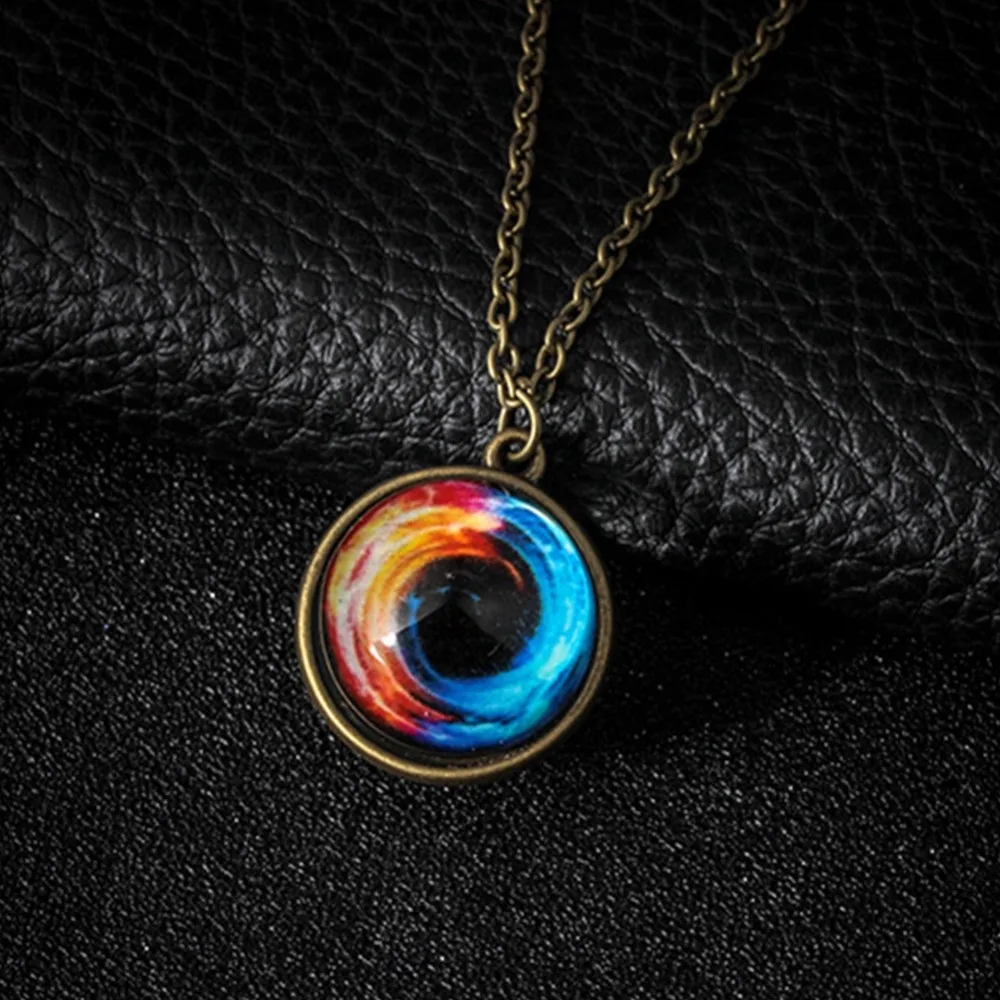 Ожерелье с подвеской в виде Галактики планеты космоса|Ожерелья подвеской| |