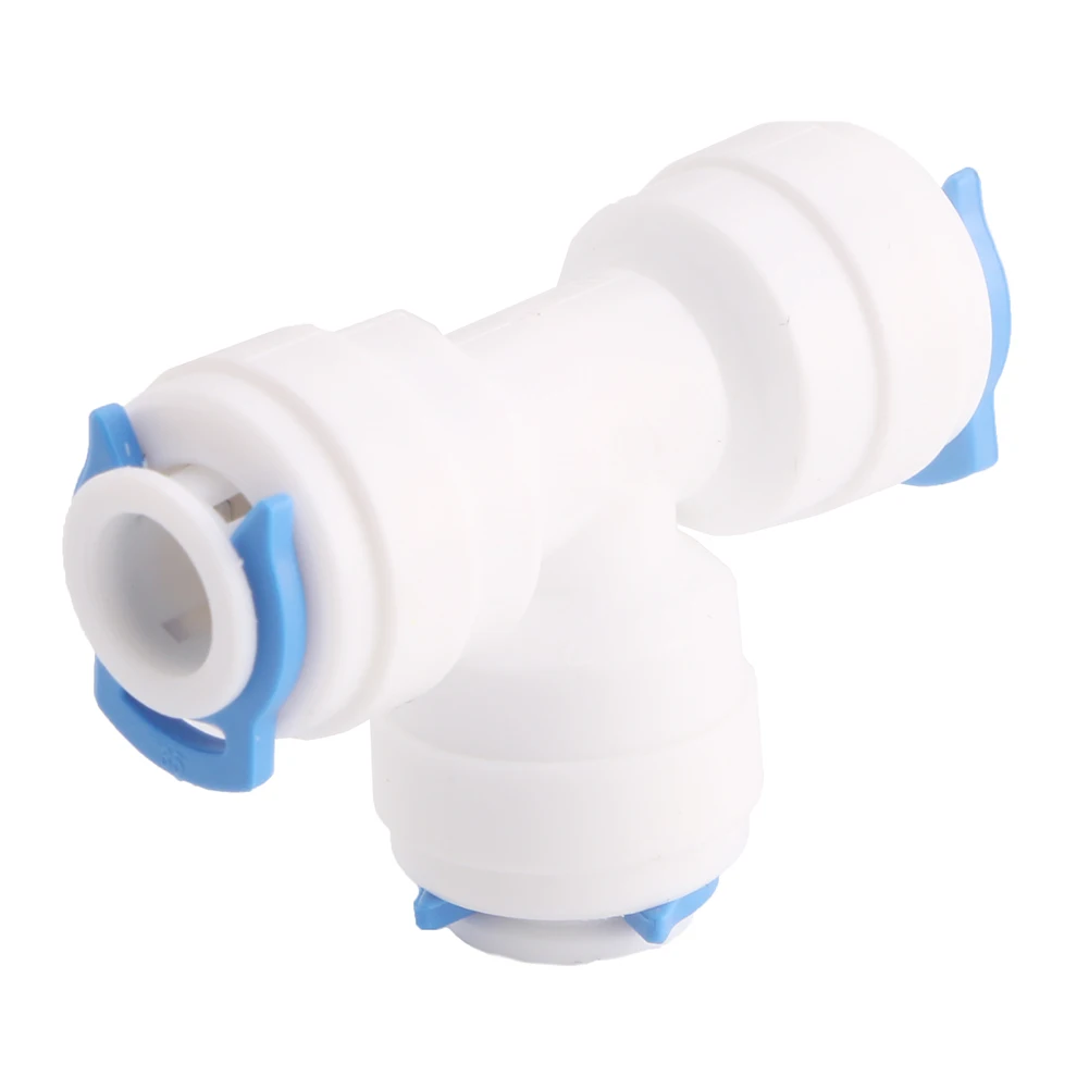 50 шт. 1/4 &quotx 1/4&quot x &quot3 Way Union Tee Tube быстрый соединитель Push in RO Fitting|push in|tee tube connectorquick