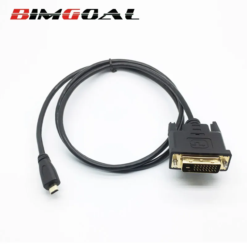 Высокоскоростной микро кабель HDMI DVI D 24 + 1 папа Кабель для|micro hdmi to dvi|micro tomicro |