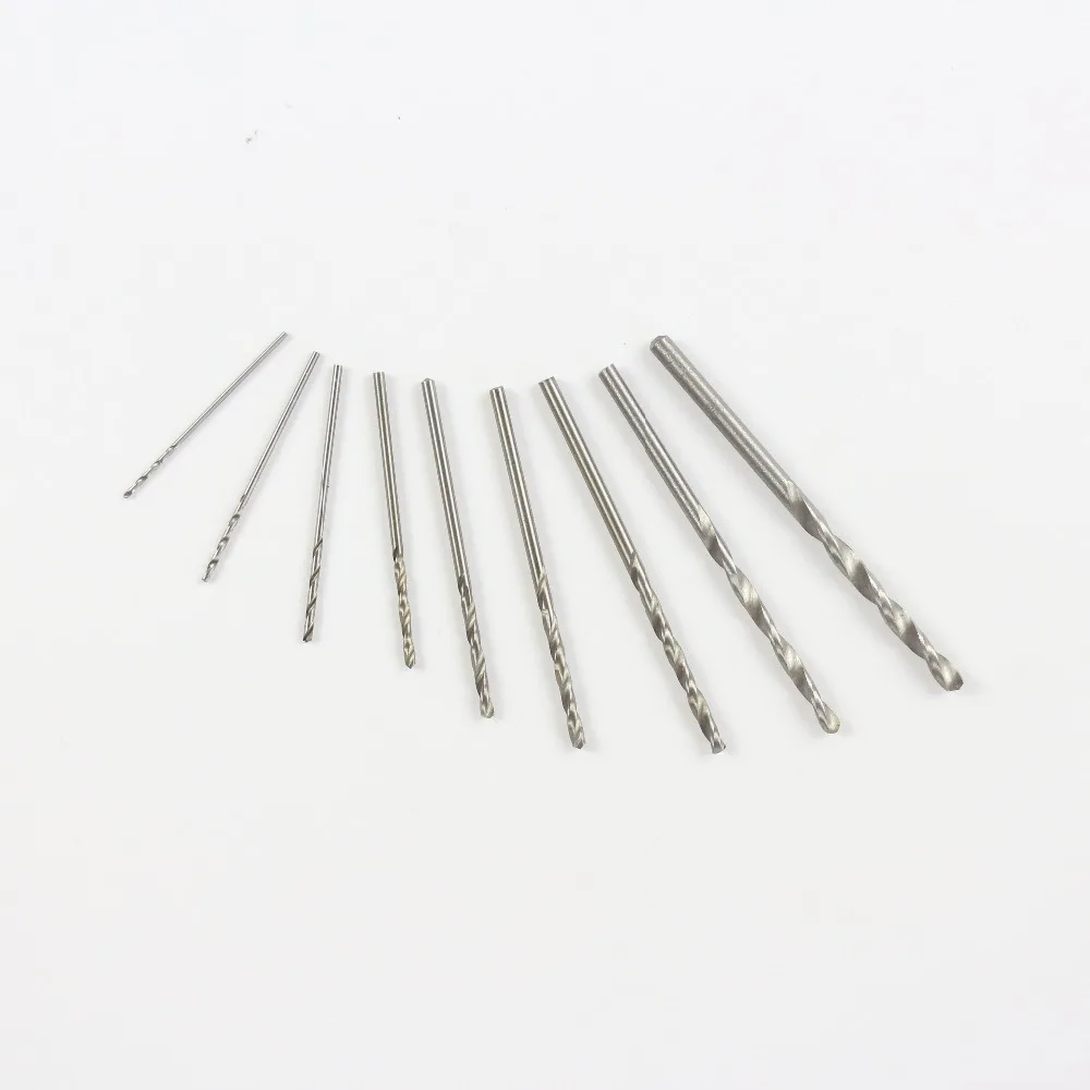 

High Quality Mini Hand Drill Set With Chuck Key + 9pcs High Speed Steel Twist Drill Bits Jewelry Walnut Drilling Tools