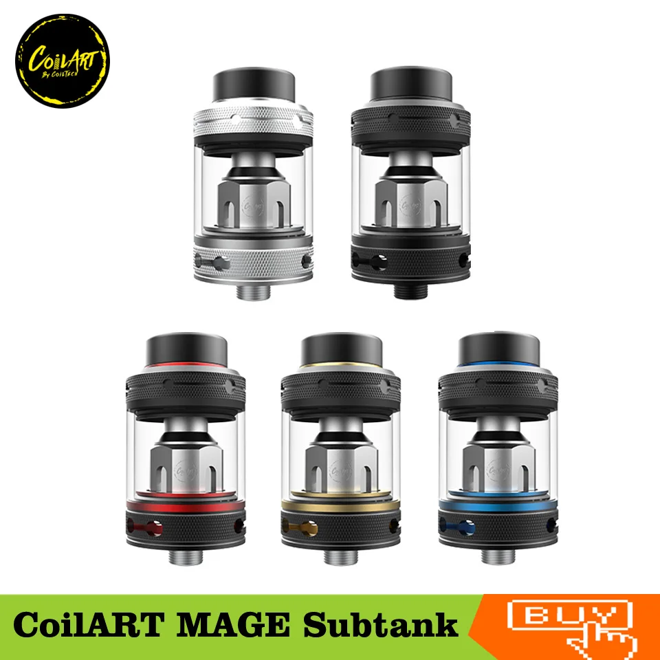 Оригинальный атомайзер CoilART MAGE Subtank 24 мм Диаметр испаритель электронная сигарета
