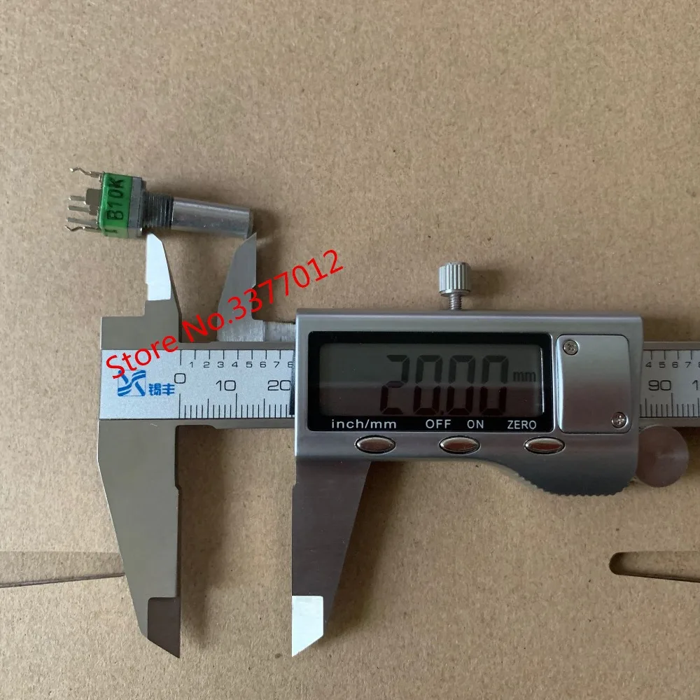 5 шт. тайваньский прецизионный потенциометр ALPHA Alfa Тип 09 один B10K полувал длинный 20