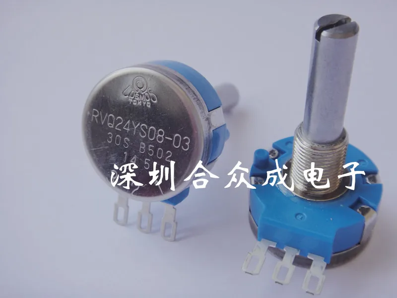 [YK] оригинальный TOCOS RVQ24YS08-03 21S B502 21F B5K переключатель потенциометра с низким углом