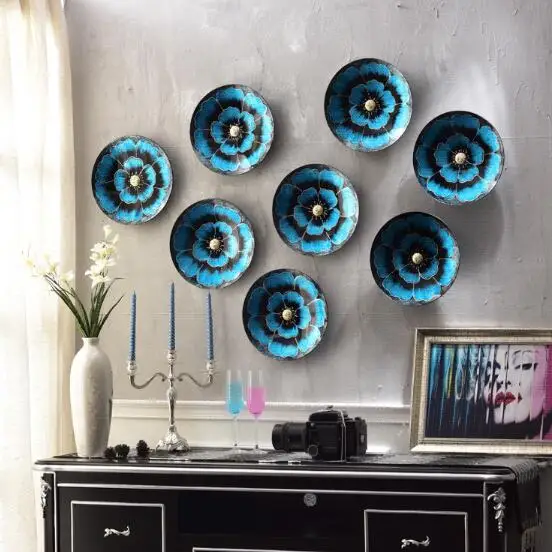 Домашний декор настенные тарелки 12 дюймов ТВ фоновые kitchenroom классический дизайн