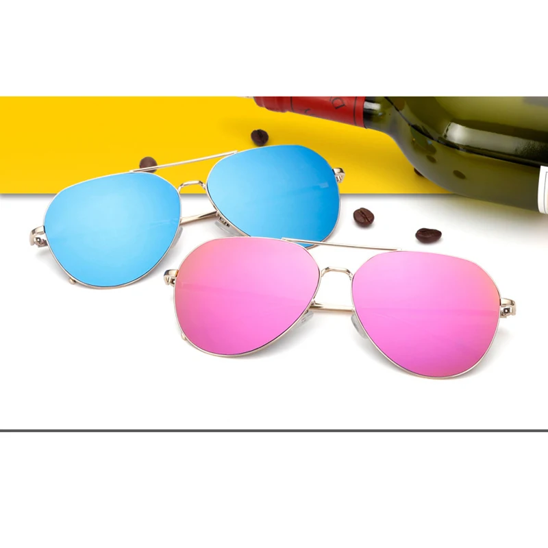 HAPIGOO 2017 New Модный Бренд Дизайнер Негабаритных Пилот Овальные Очки Женщины Мужчины