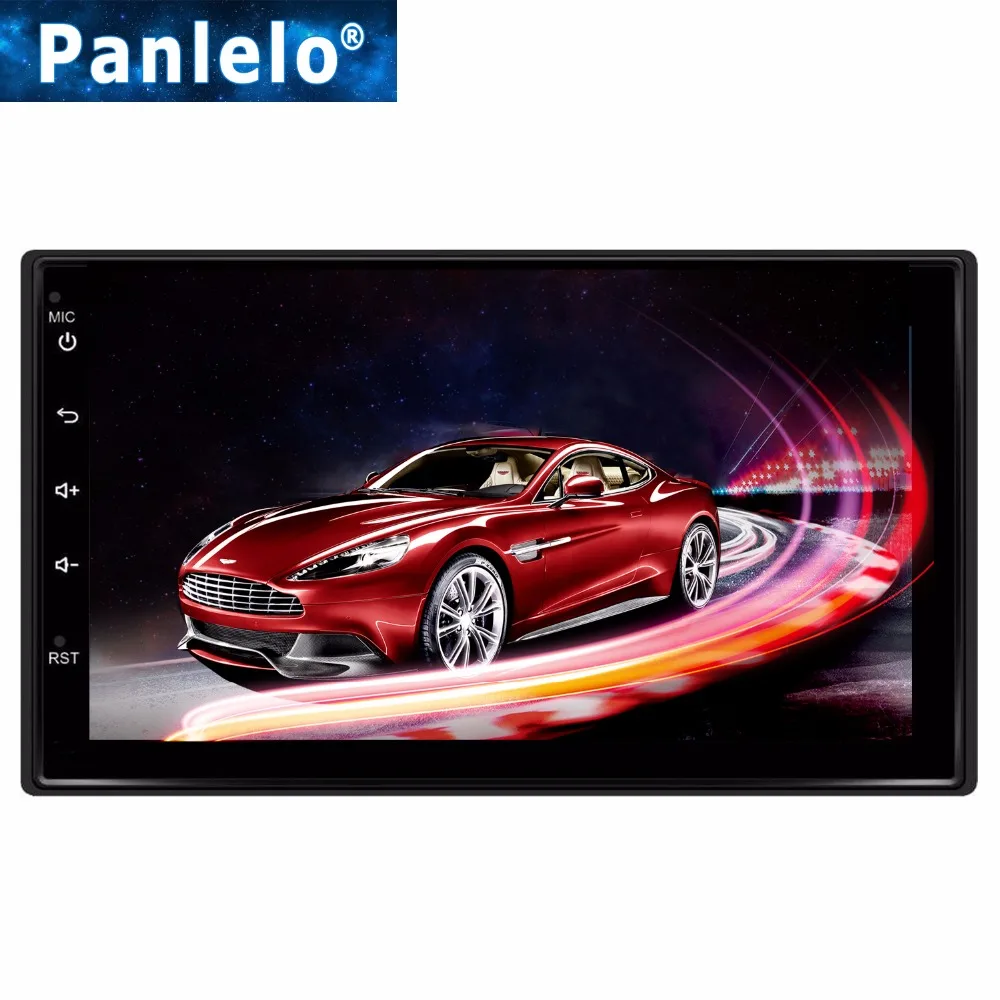 Супер! Золотая продукция! Panlelo 8 ядер 2 г+ 16 г 2 Din android-автомобильный радио двухдорожечный Android 7,0 " 1024x600 Сенсорный экран автомобиля gps навигации аудиоплеера