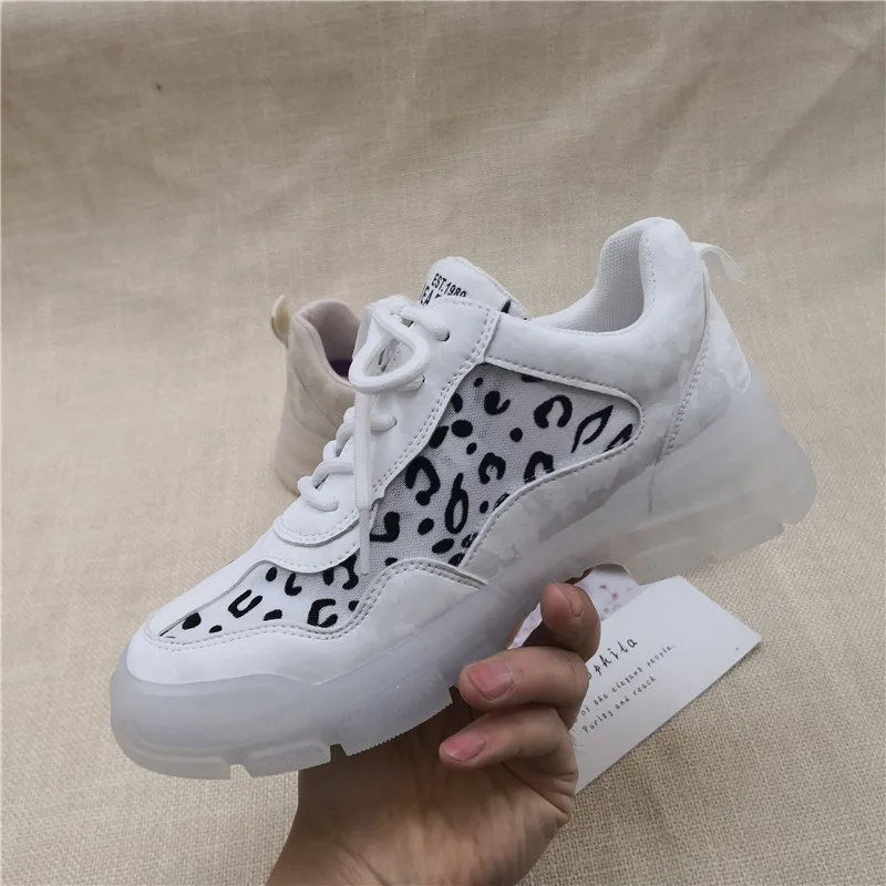 Обувь женские повседневные кроссовки обувь с круглым носком на толстой подошве