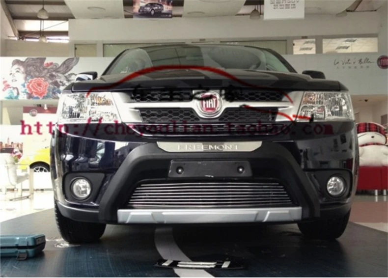 ABS автомобильный Передний+ задний бампер Защитная крышка противоскользящая пластина подходит для Fiat freeont 2012 2013