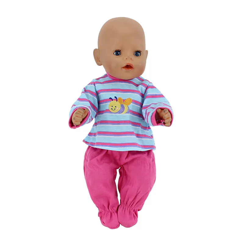 Модные наряды для 43 см Zapf Baby Doll 17 дюймов Reborn Одежда для младенцев