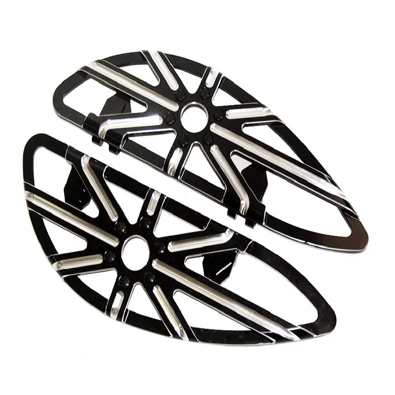Черные передние напольные панели CNC для Harley FLH FLST FLD|harley floorboards|floorboard harleyparts for harley |