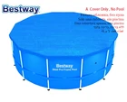 W1 58037 Bestway Dia 366 см круглая крышка для 370 см бассейна 12 'пластиковая круглая крышка для 146 