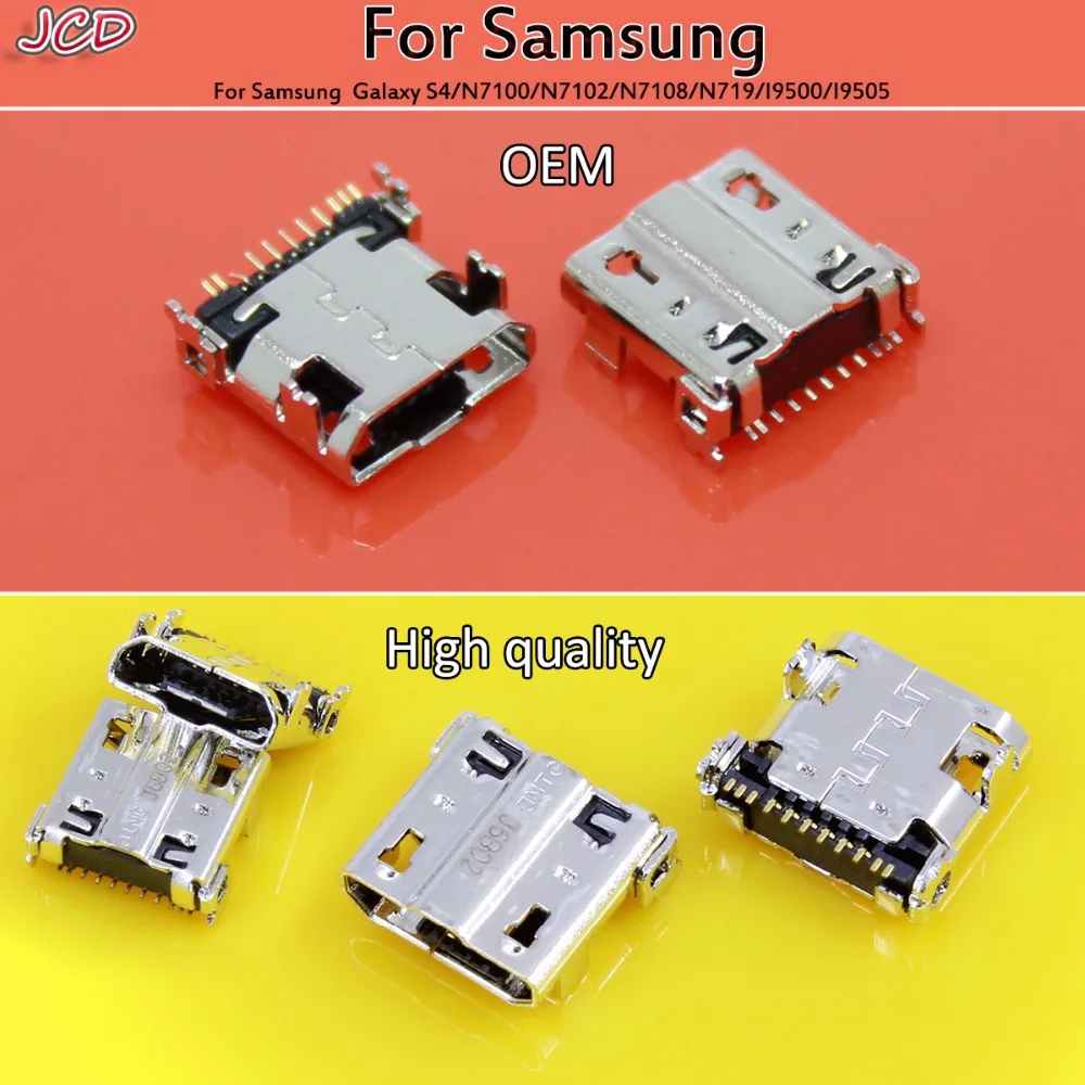 JCD Micro mini Usb зарядный порт док разъем 11 pin для Samsung Galaxy S4 I9502 N7108 N7105 NOTE2