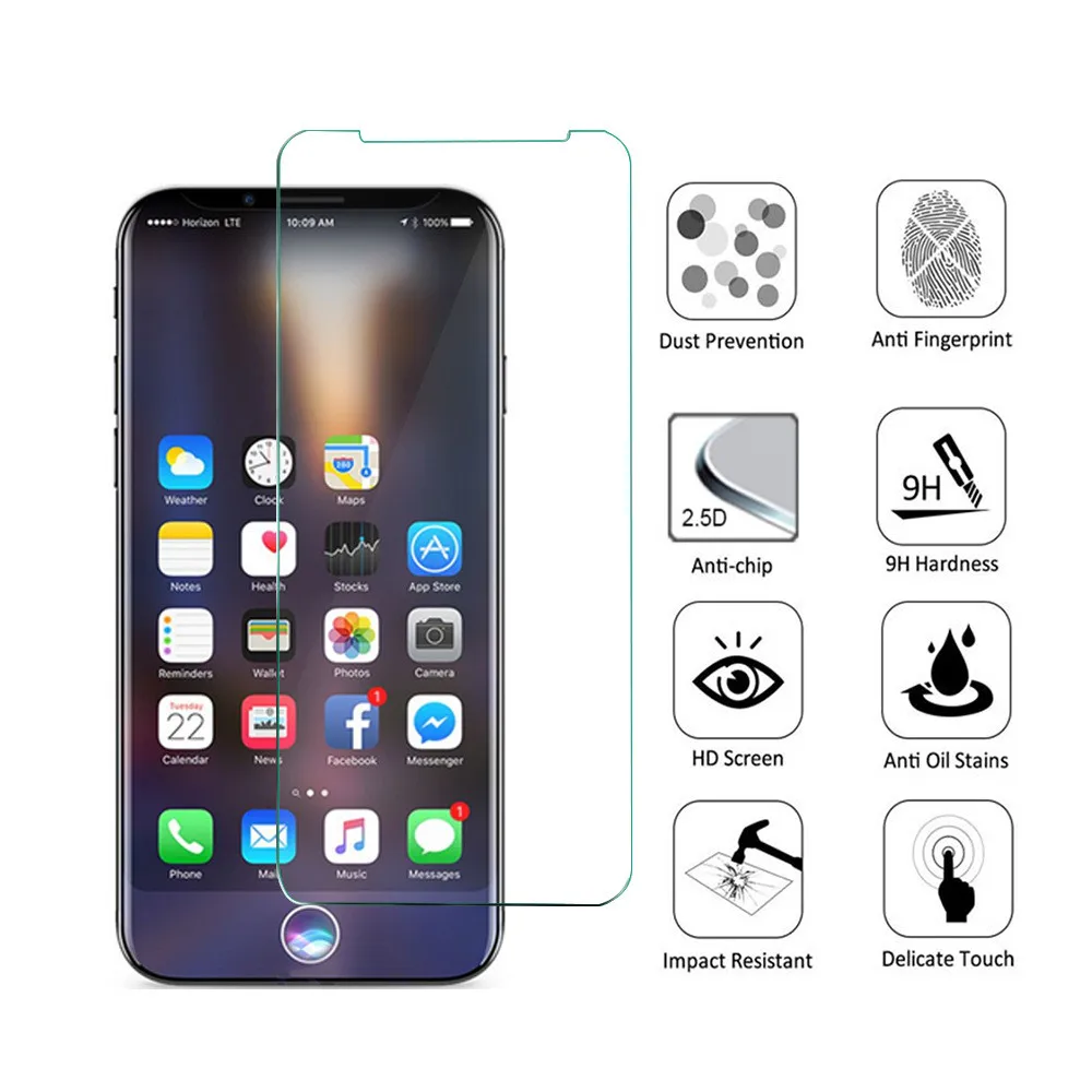 Переднее заднее закаленное стекло для iPhone XS MAX XR X Защита экрана x max xr защитная