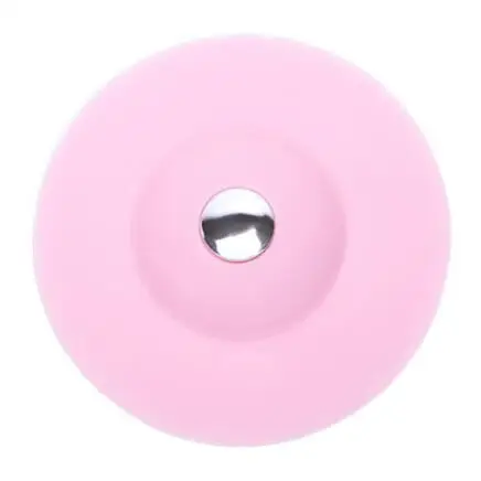 pink 1 шт., Силиконовый Фильтр для раковины, канализация, анти-засорение, растительная пробка для волос, легко дезодорант, пробка для ванной, пресс для кухни, ванной комнаты - Цвет: pink