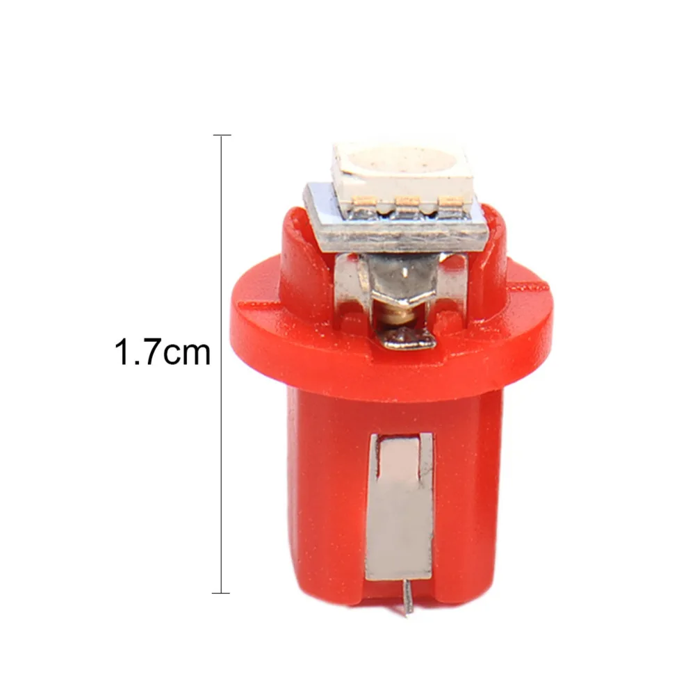 1 шт. 5050 светодиод T5 B8.5D 1Smd индикатор для чтения Синий Белый Красный холодный