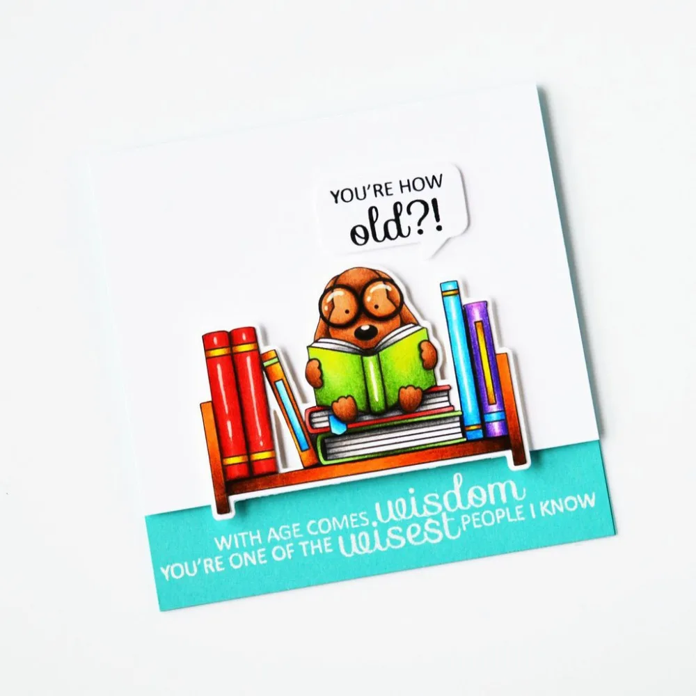 Животные книги металлические режущие штампы трафареты для DIY Скрапбукинг фото