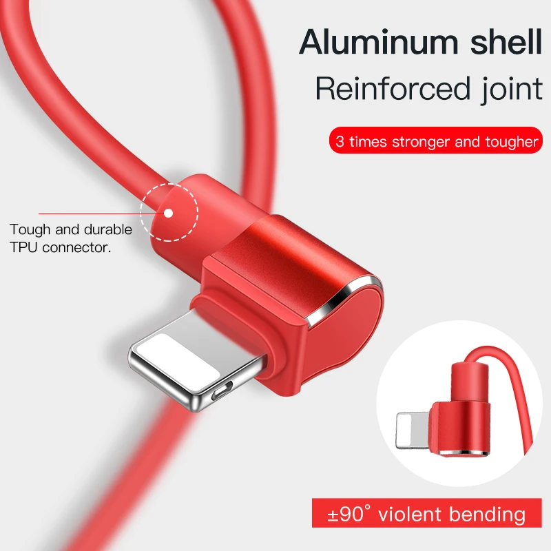 НОСО USB кабель для iPhone X 8 7 6 5 6S плюс Быстрая зарядка телефонный apple Lightning iPad